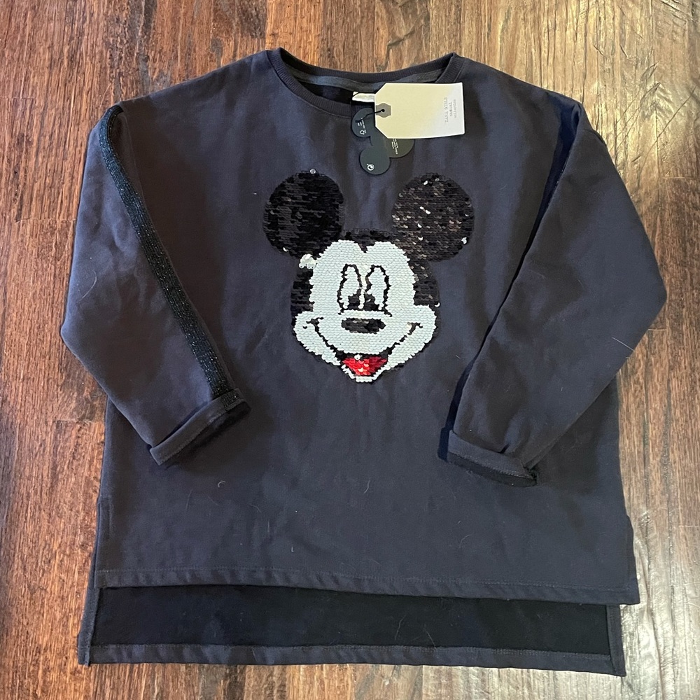 Zara girls Mickey Sweatshirt